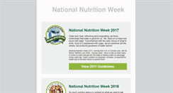 Desktop Screenshot of nutritionweek.co.za