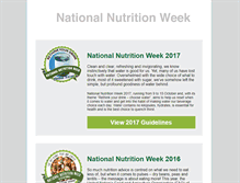 Tablet Screenshot of nutritionweek.co.za